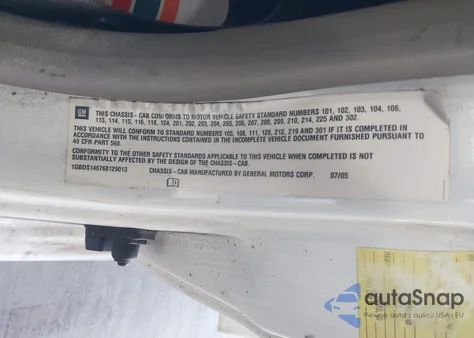 2006 Chevrolet Colorado Work Truck from USA, damaged, VIN 1GBDS146768129013